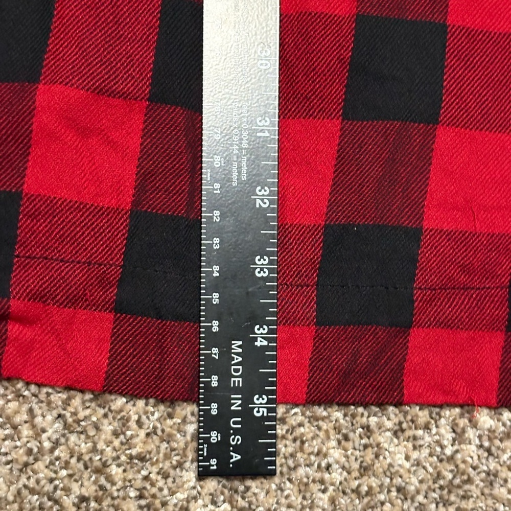 J. Jill Women’s Medium Black with Red plaid Dress - Picture 7 of 12